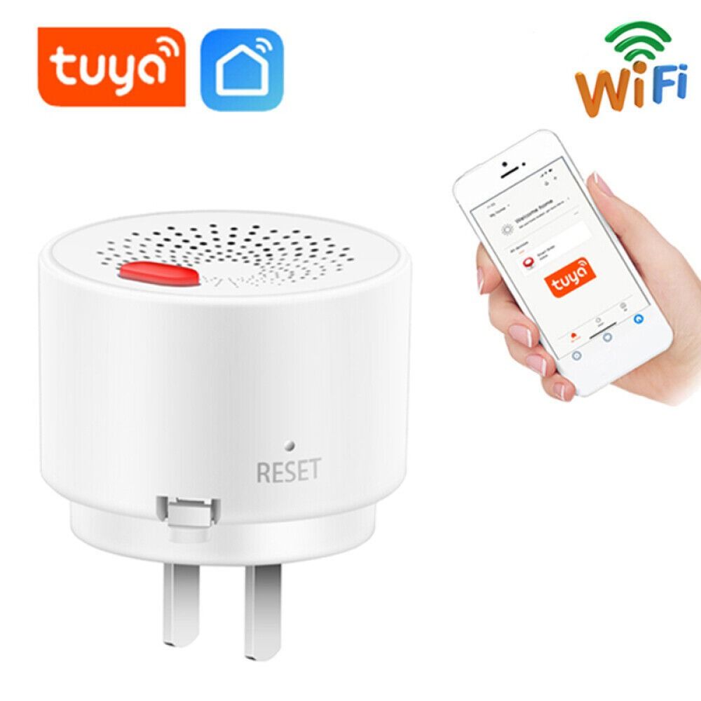 Cảm biến rò khí gas có báo động thông minh dễ dàng cài đặt Wifi TUYA