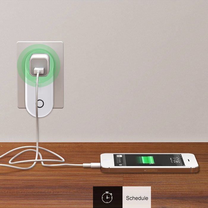 Ổ Cắm Thông Minh Wi-Fi WOOLLEY Hẹn Giờ Sạc Điện Thoại