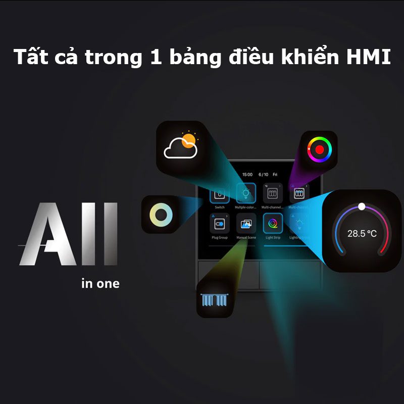 Tất cả trong một bảng điều khiển HMI NS Panel Pro SonOff màn hình cảm ứng