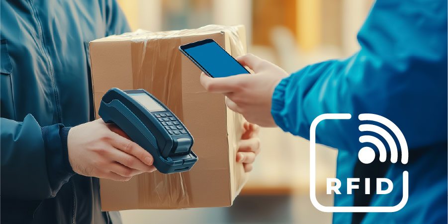 Ứng dụng công nghệ RFID trong kiểm soát hàng hóa, giúp theo dõi, định danh và quản lý tồn kho tự động